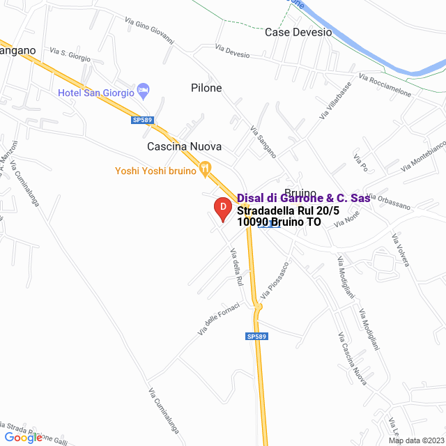 apri la mappa di Disal di Garrone & C. Sas