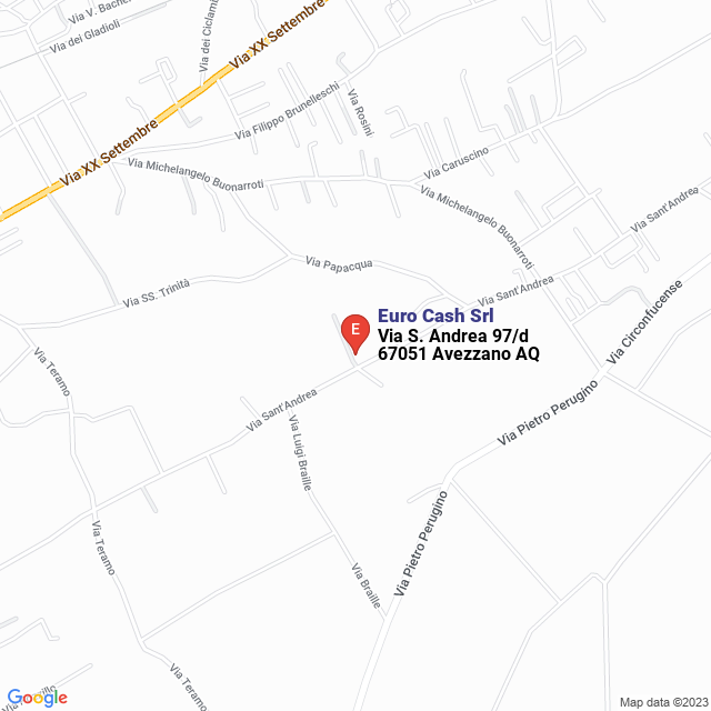 apri la mappa di Euro Cash Srl
