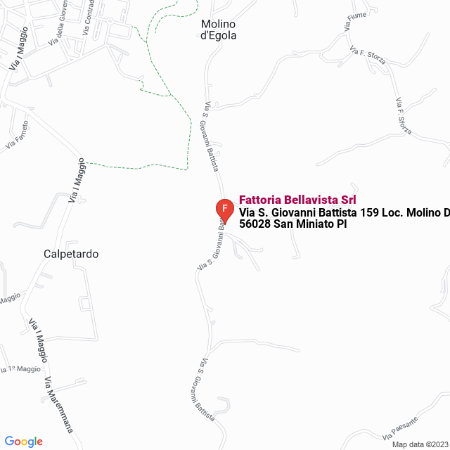 apri la mappa di Fattoria Bellavista Srl