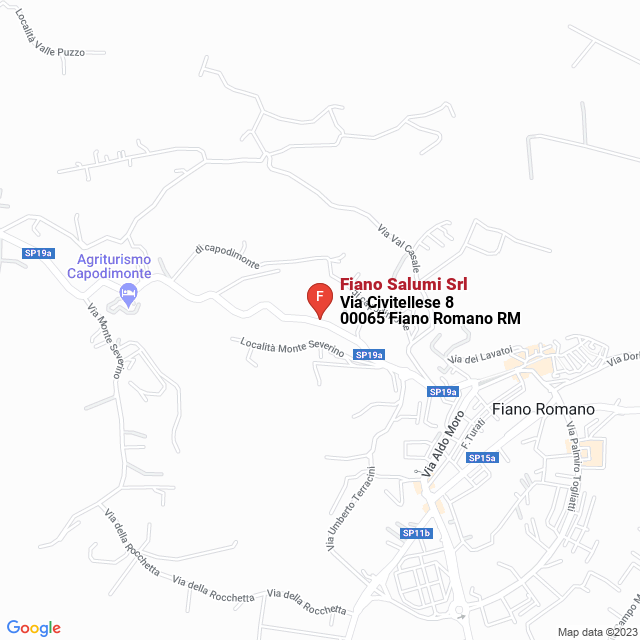 apri la mappa di Fiano Salumi Srl