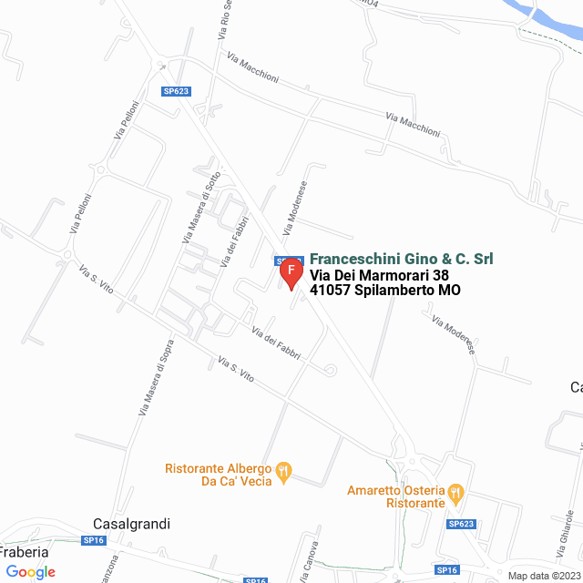 apri la mappa di Franceschini Gino & C. Srl