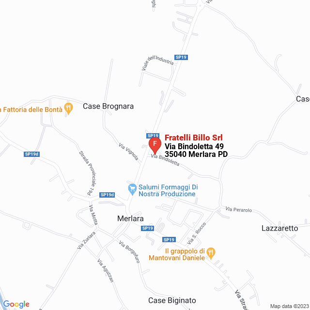 apri la mappa di Fratelli Billo Srl