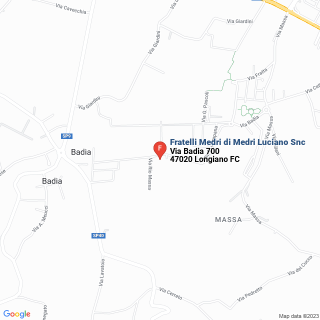 apri la mappa di Fratelli Medri di Medri Luciano Snc