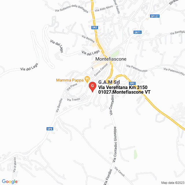 apri la mappa di G.A.M Srl