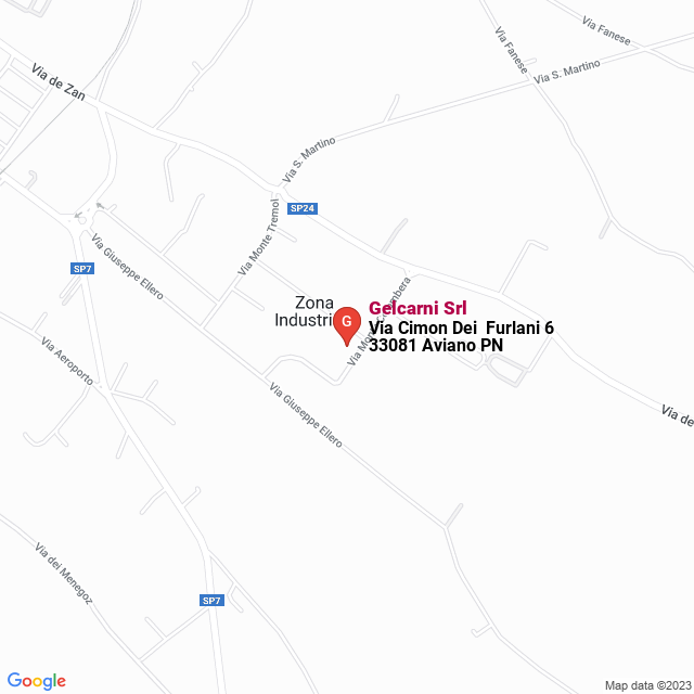 apri la mappa di Gelcarni Srl