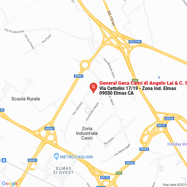 apri la mappa di General Geca Carni di Angelo Lai & C. Srl