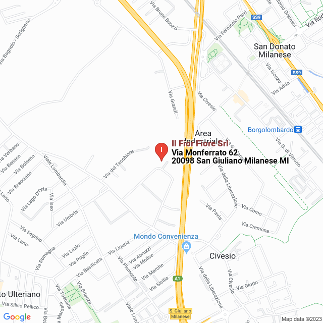 apri la mappa di Il Fior Fiore Srl