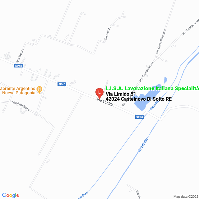 apri la mappa di L.I.S.A. Lavorazione Italiana Specialità Alimentari Srl