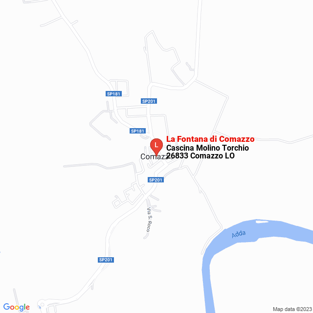 apri la mappa di La Fontana di Comazzo