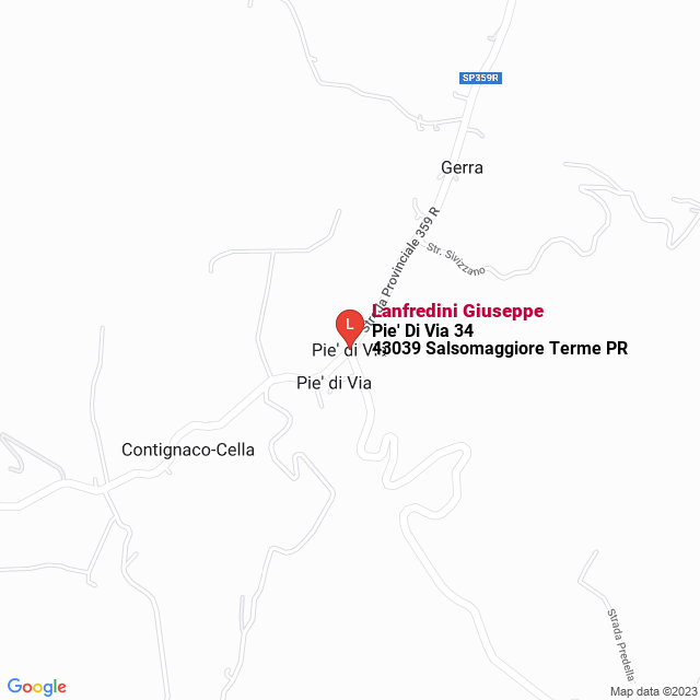 apri la mappa di Lanfredini Giuseppe