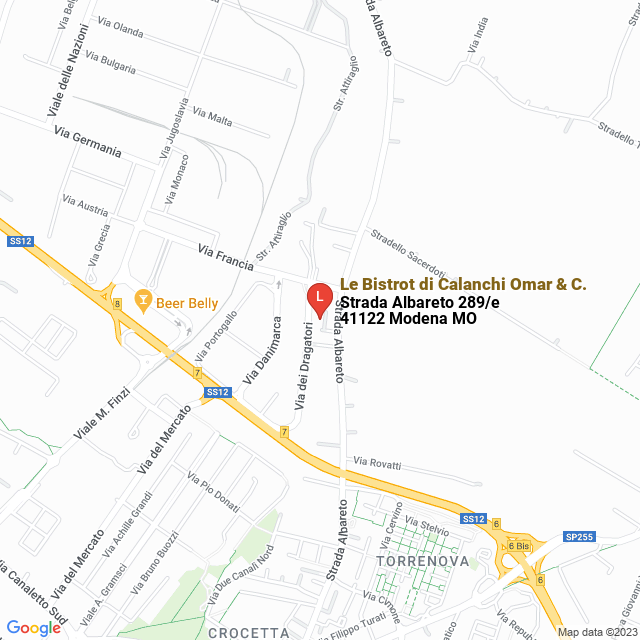 apri la mappa di Le Bistrot di Calanchi Omar & C.