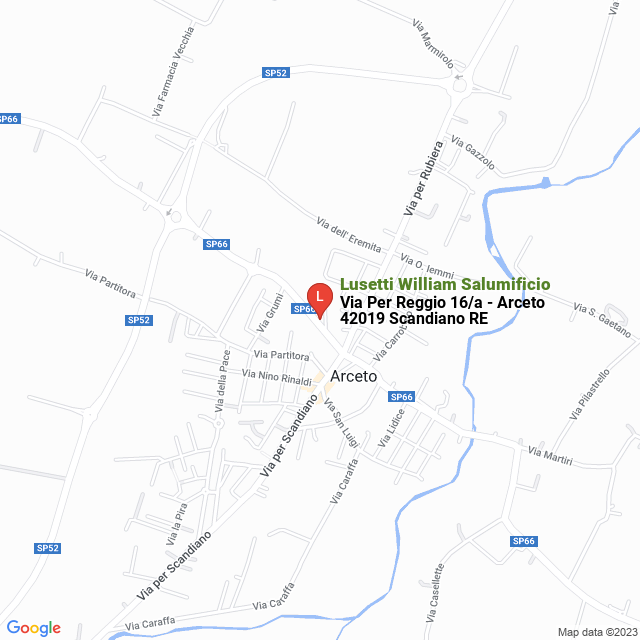 apri la mappa di Lusetti William Salumificio