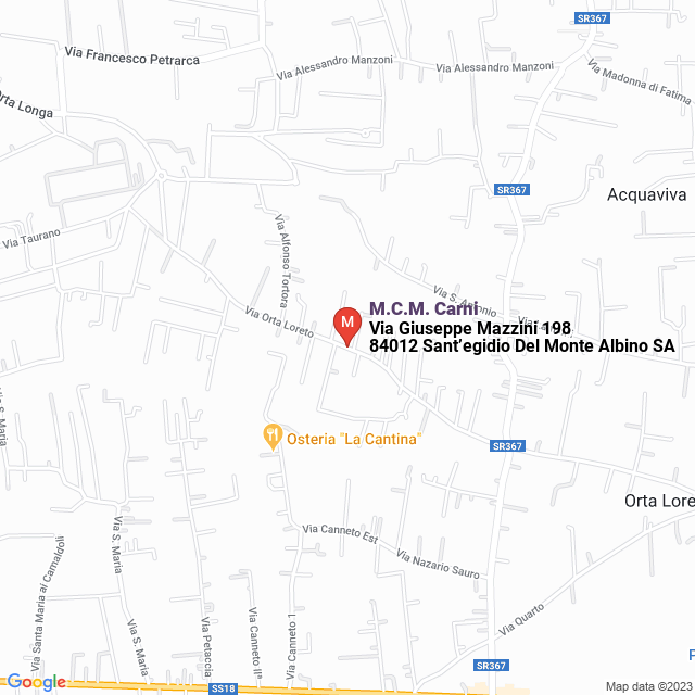 apri la mappa di M.C.M. Carni