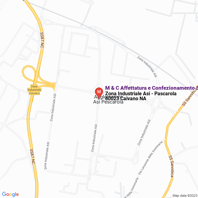 apri la mappa di M & C Affettatura e Confezionamento Salumi e Formaggi Srl