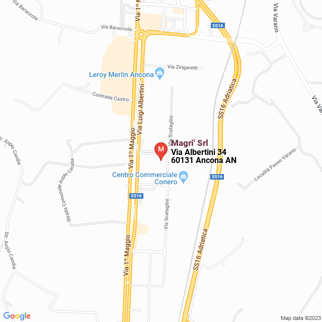 apri la mappa di Magri‘ Srl