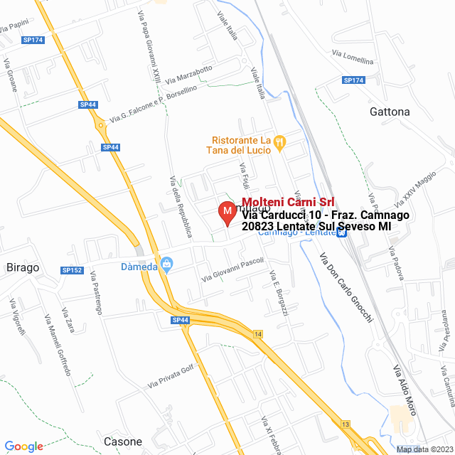 apri la mappa di Molteni Carni Srl