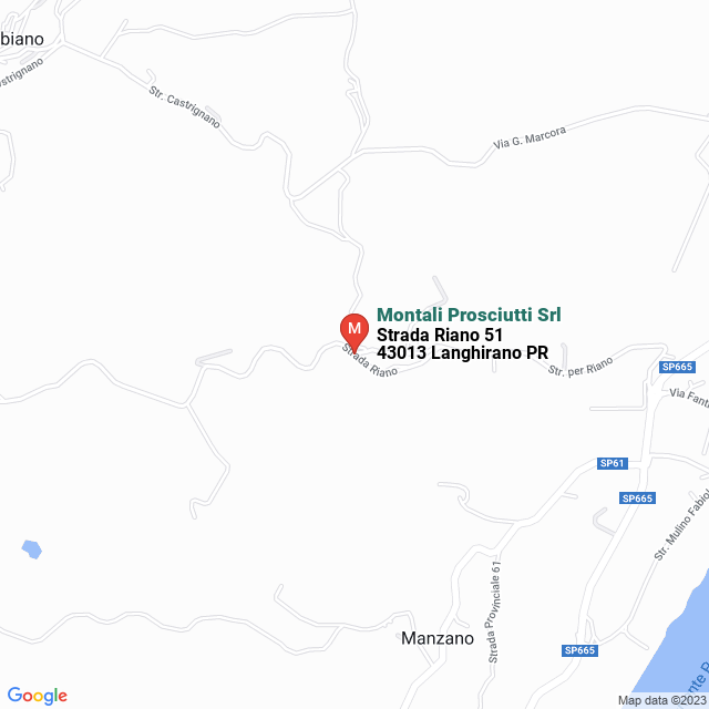 apri la mappa di Montali Prosciutti Srl