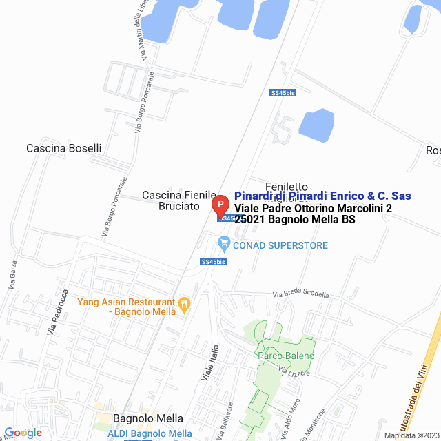 apri la mappa di Pinardi di Pinardi Enrico & C. Sas