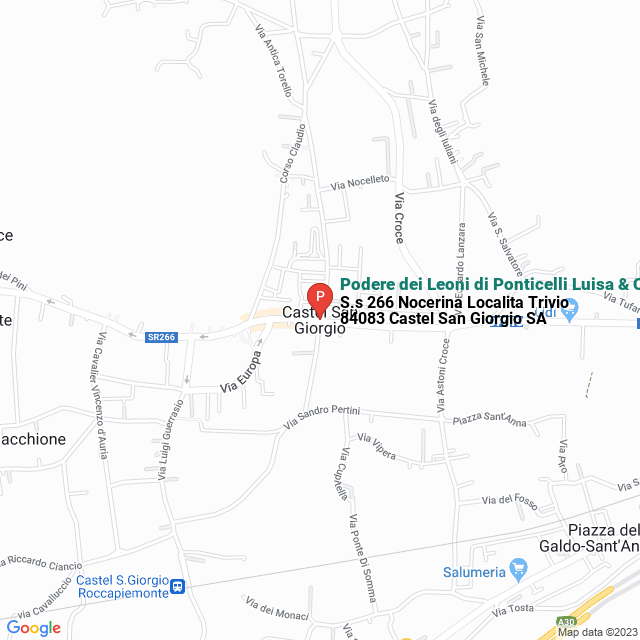 apri la mappa di Podere dei Leoni di Ponticelli Luisa & C. Sas