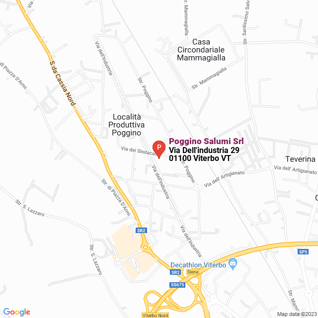 apri la mappa di Poggino Salumi Srl