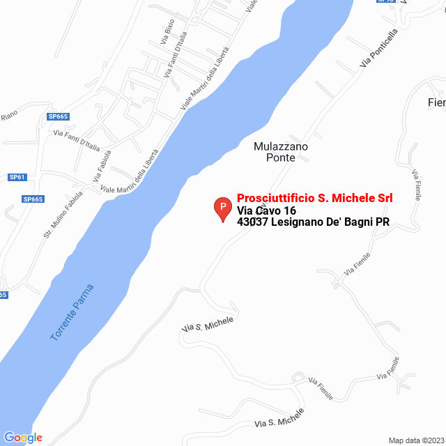apri la mappa di Prosciuttificio S. Michele Srl