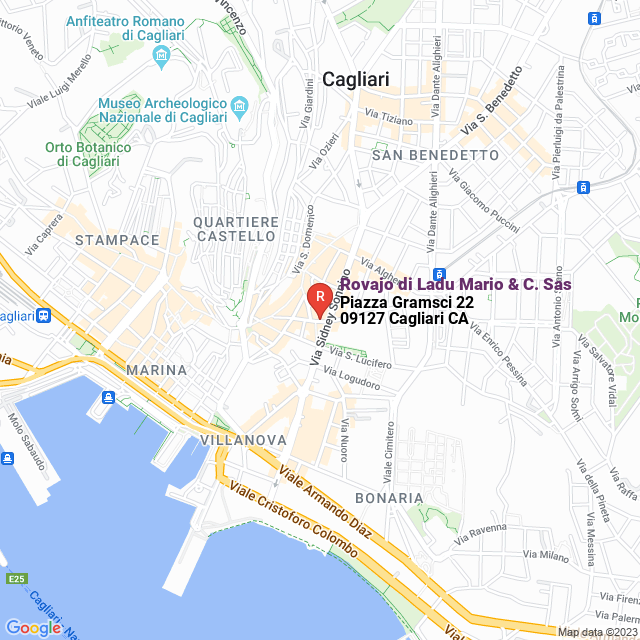 apri la mappa di Rovajo di Ladu Mario & C. Sas