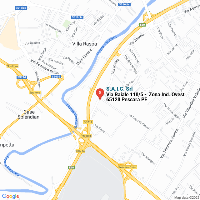 apri la mappa di S.A.I.C. Srl