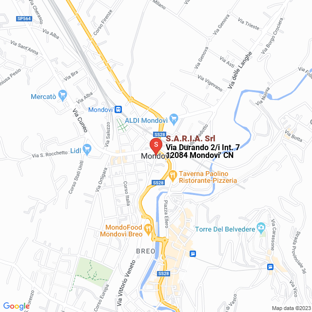 apri la mappa di S.A.R.I.A. Srl