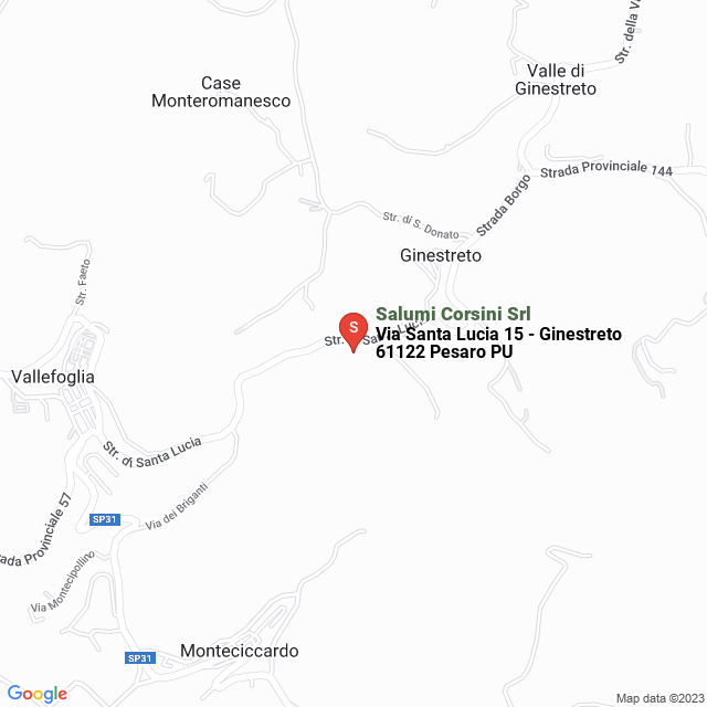 apri la mappa di Salumi Corsini Srl