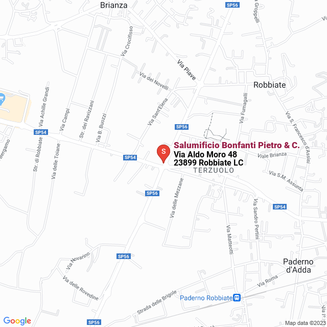 apri la mappa di Salumificio Bonfanti Pietro & C.