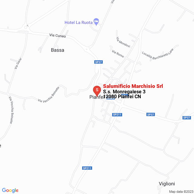 apri la mappa di Salumificio Marchisio Srl
