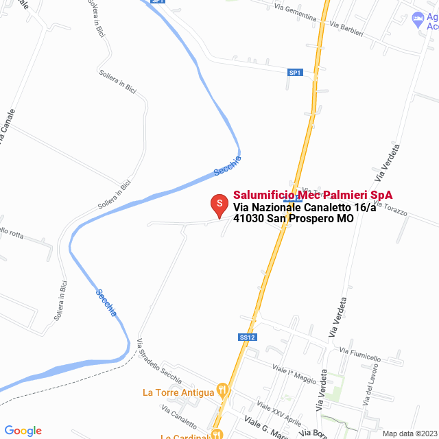 apri la mappa di Salumificio Mec-Palmieri SpA