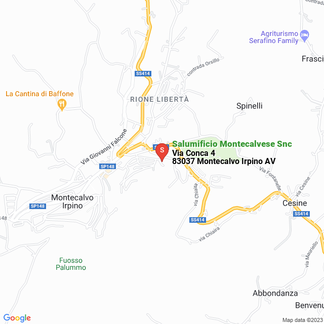apri la mappa di Salumificio Montecalvese Snc