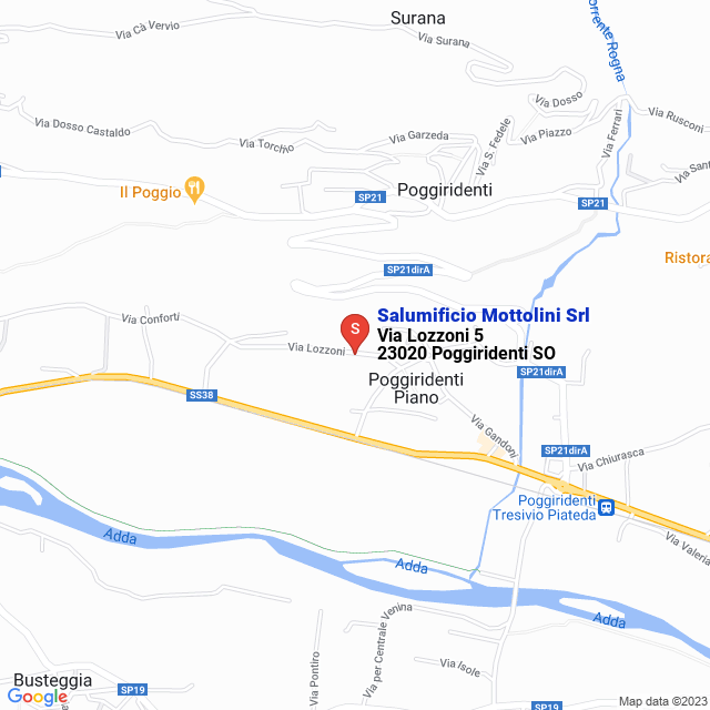 apri la mappa di Salumificio Mottolini Srl