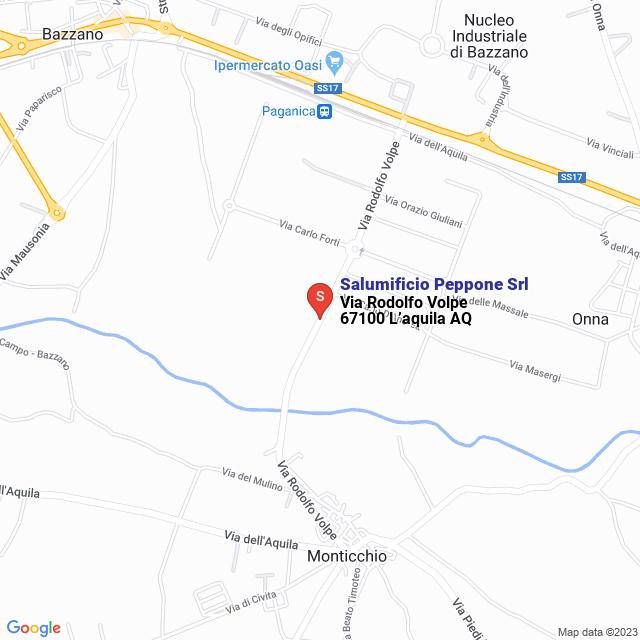 apri la mappa di Salumificio Peppone Srl