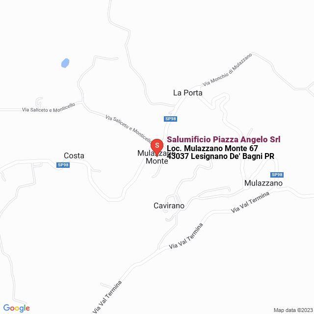 apri la mappa di Salumificio Piazza Angelo Srl