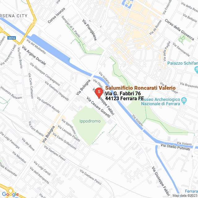 apri la mappa di Salumificio Roncarati Valerio