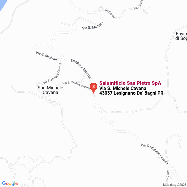 apri la mappa di Salumificio San Pietro SpA