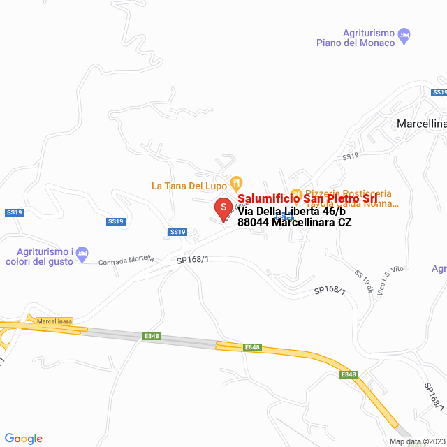 apri la mappa di Salumificio San Pietro Srl