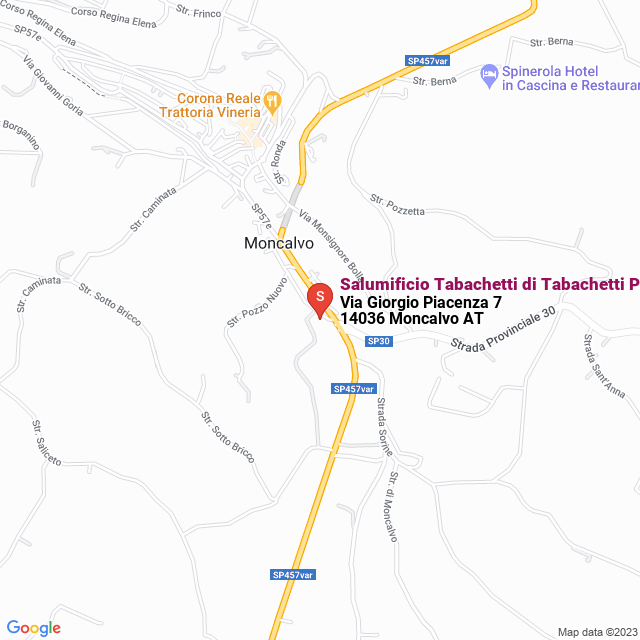 apri la mappa di Salumificio Tabachetti di Tabachetti Paolo & C. Snc