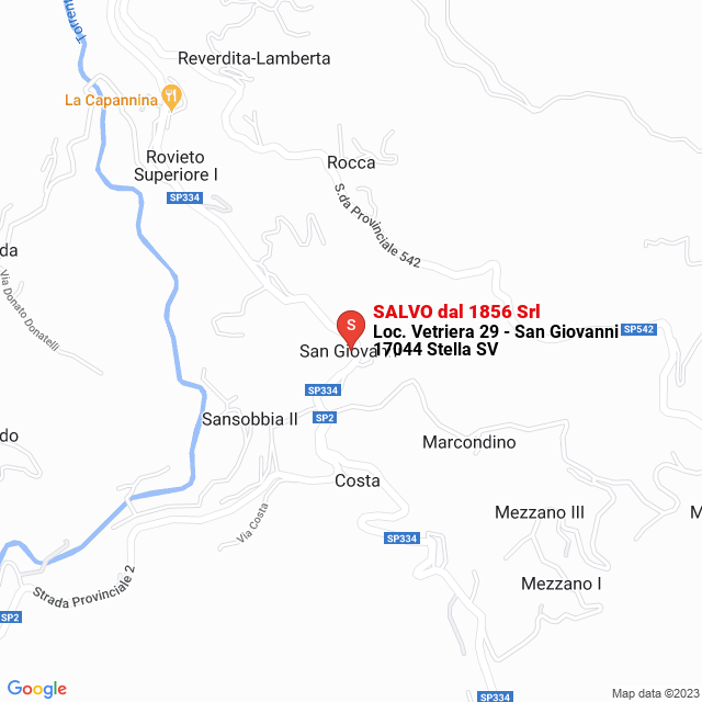 apri la mappa di SALVO dal 1856 Srl