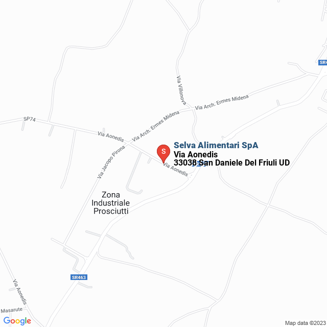 apri la mappa di Selva Alimentari SpA