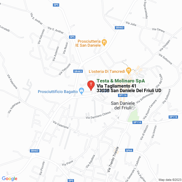 apri la mappa di Testa & Molinaro SpA