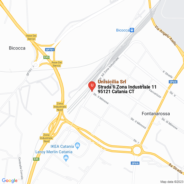 apri la mappa di Unisicilia Srl