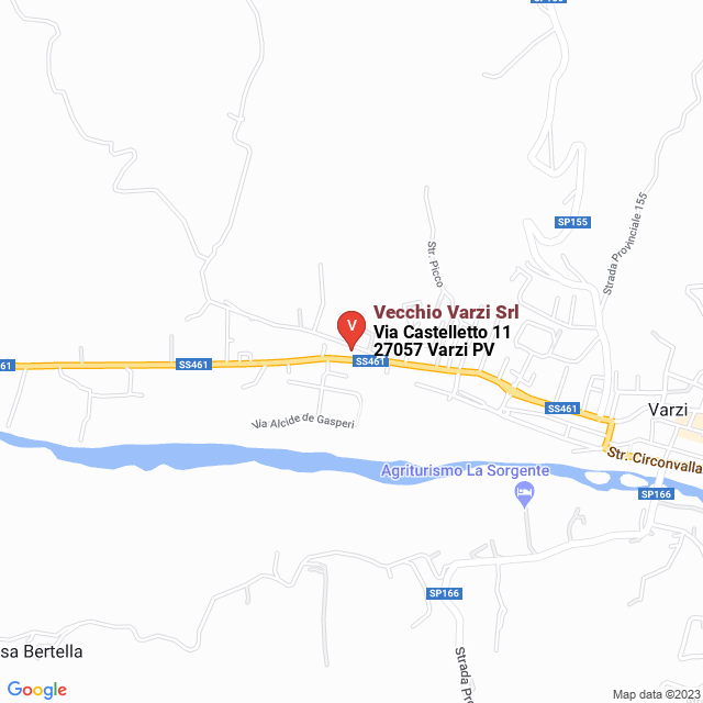 apri la mappa di Vecchio Varzi Srl