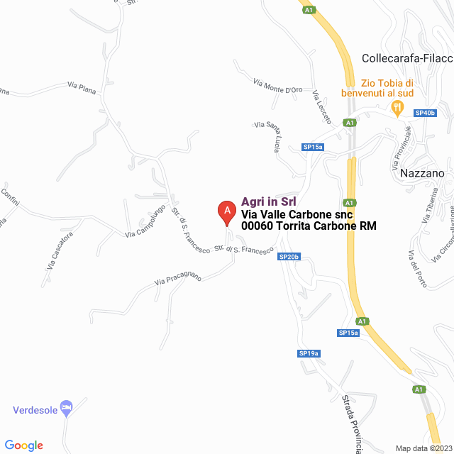 apri la mappa di Agri in Srl