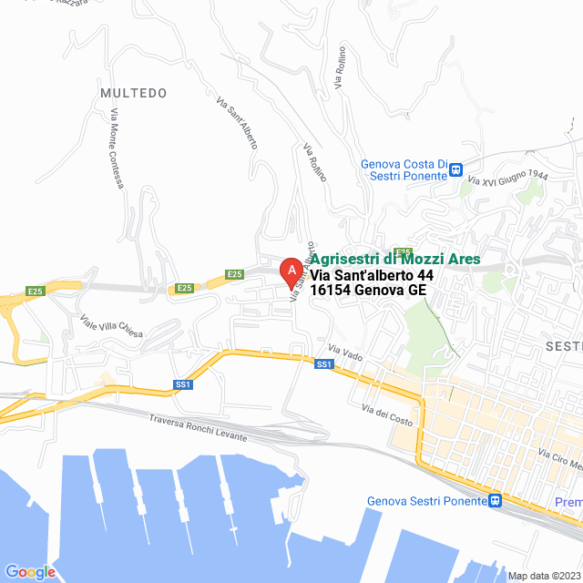 apri la mappa di Agrisestri di Mozzi Ares