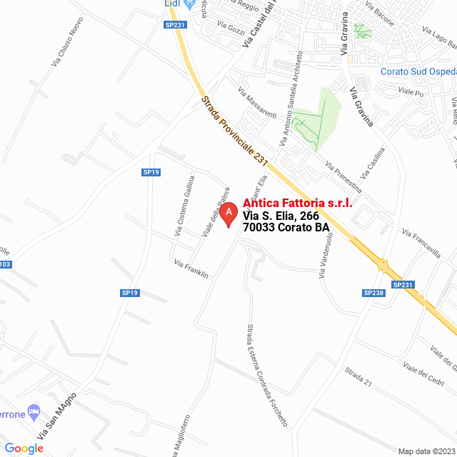 apri la mappa di Antica Fattoria s.r.l.