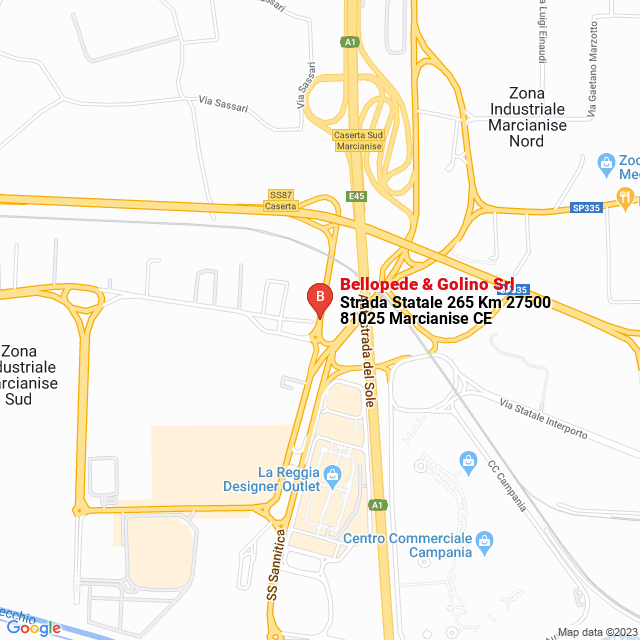 apri la mappa di Bellopede & Golino Srl