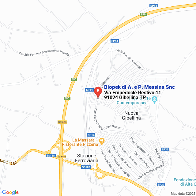 apri la mappa di Biopek di A. e P. Messina Snc
